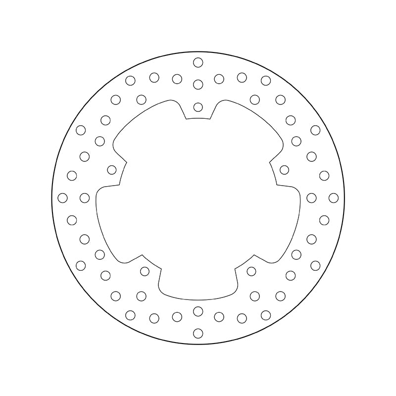 Brembo Serie Oro Fixed Brake Disc - Rear (68.B407.F2)