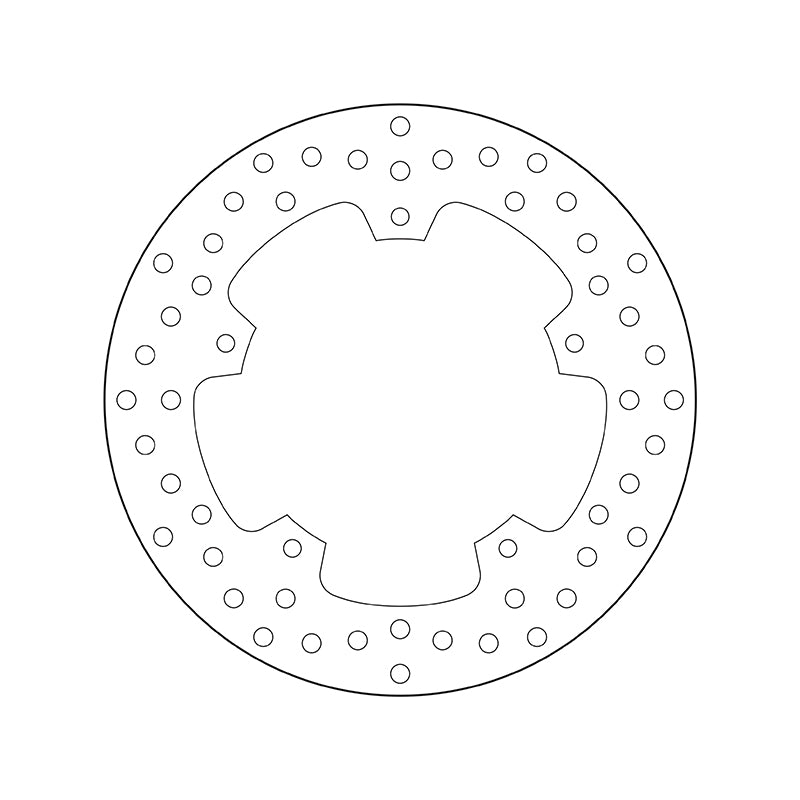 Brembo Serie Oro Fixed Brake Disc - Rear (68.B407.F2) - 0