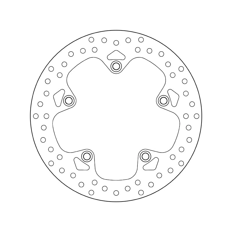 Brembo Serie Oro Fixed Brake Disc - Rear (68.B407.G9)