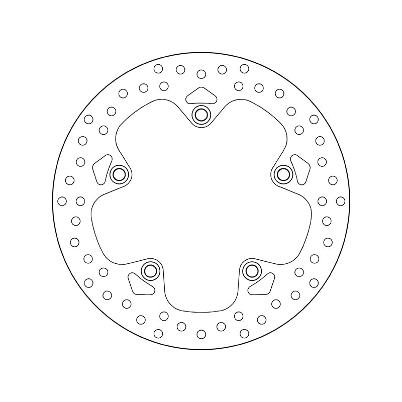 Brembo Serie Oro Fixed Brake Disc - Rear (68.B407.G9)