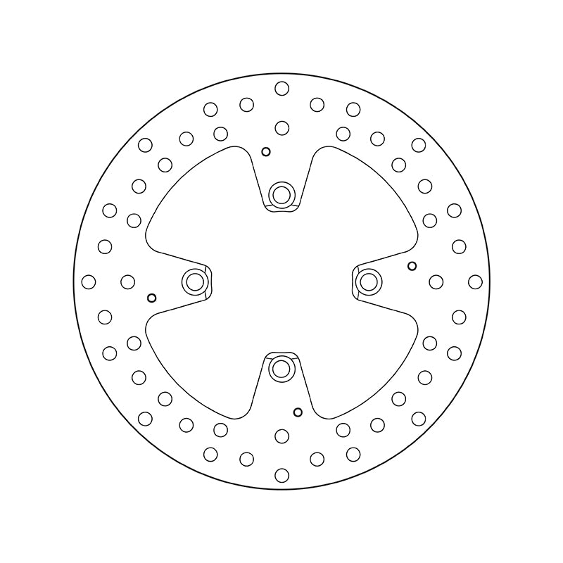 Brembo Serie Oro Fixed Brake Disc - Rear (68.B407.H1)