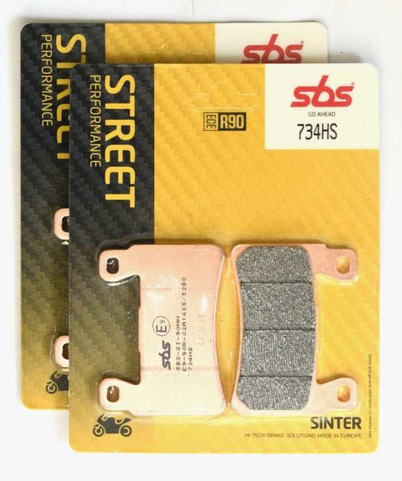 SBS 734HS Street Sinter Brake Pads - 2 Packs