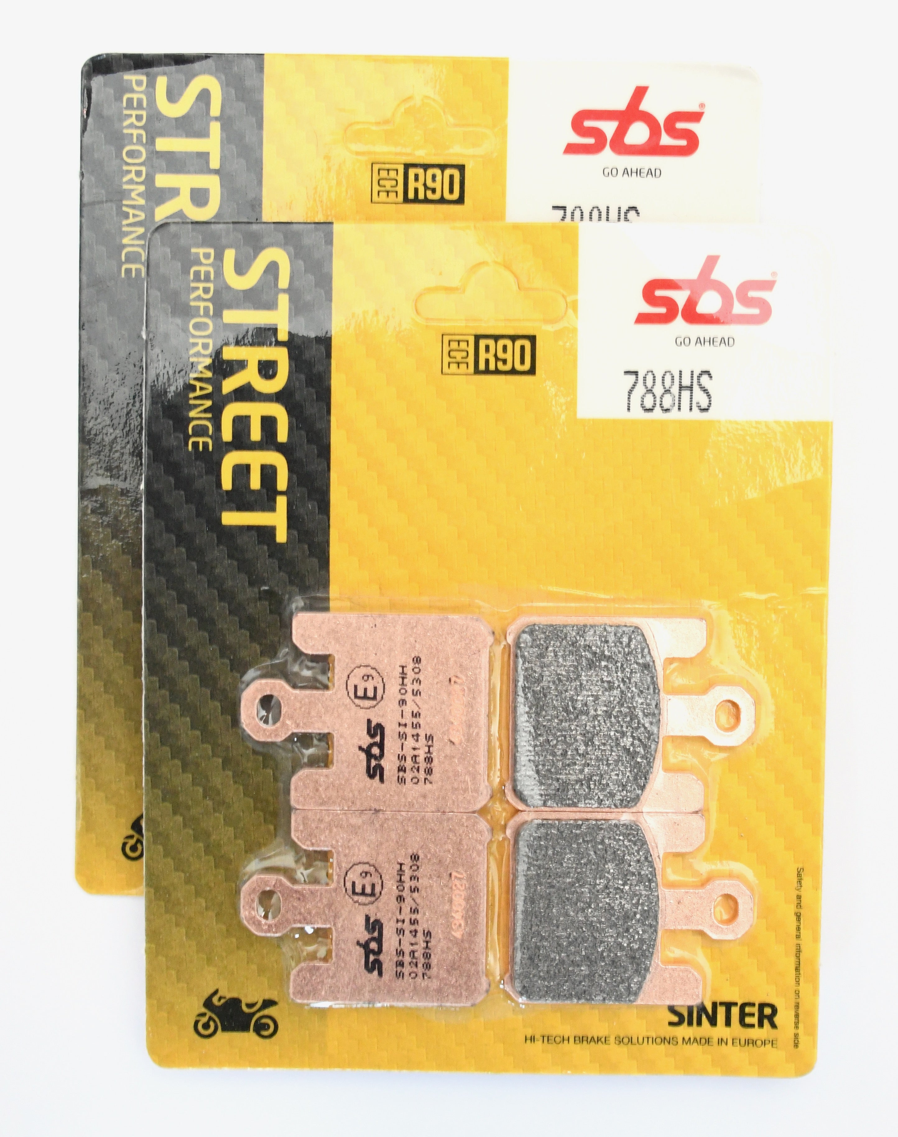 SBS 788HS Street Sinter Brake Pads (Full Front Set)