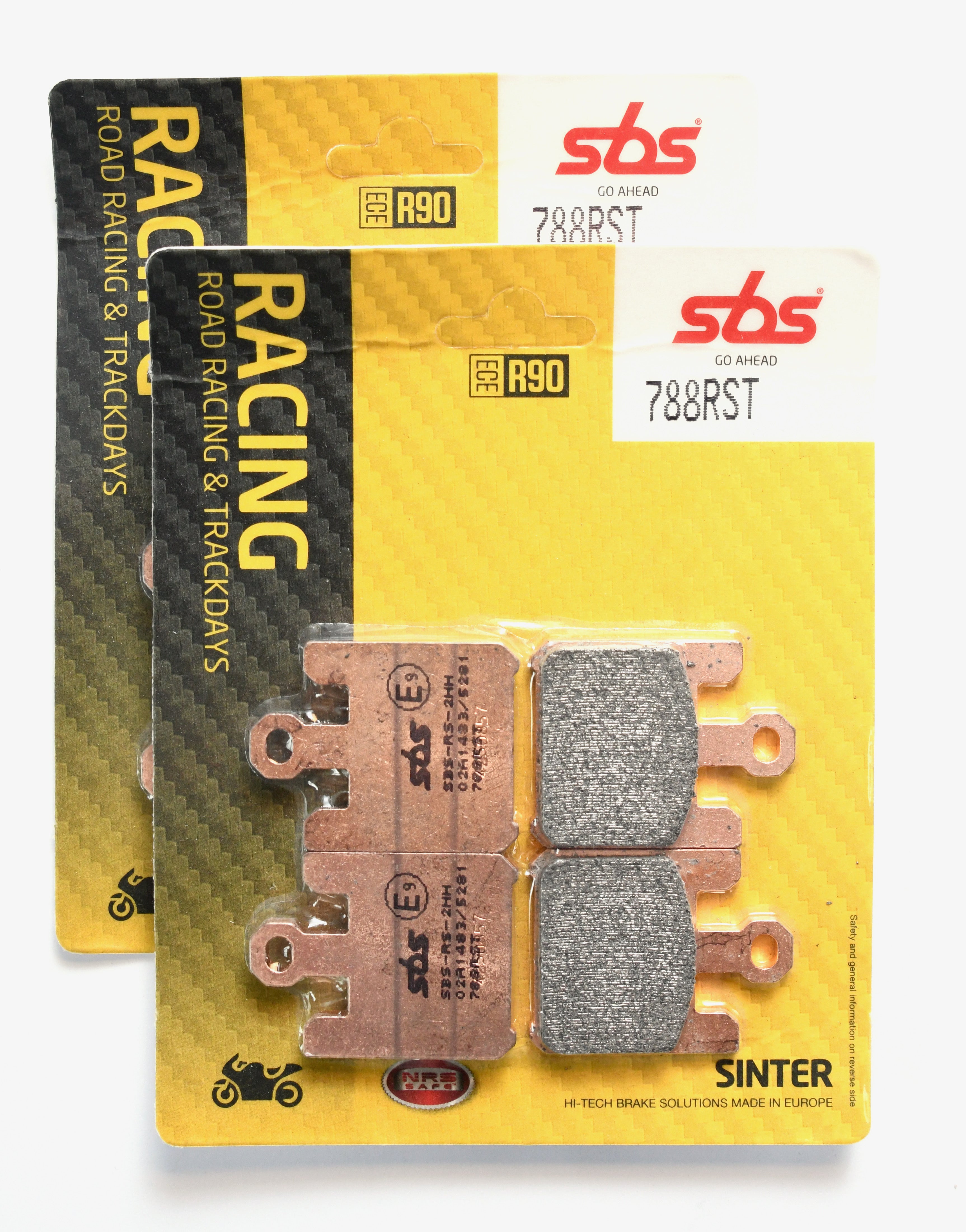 SBS 788RST Racing Sinter Brake Pads (Full Front Set - 2 Packs) | WSC ...