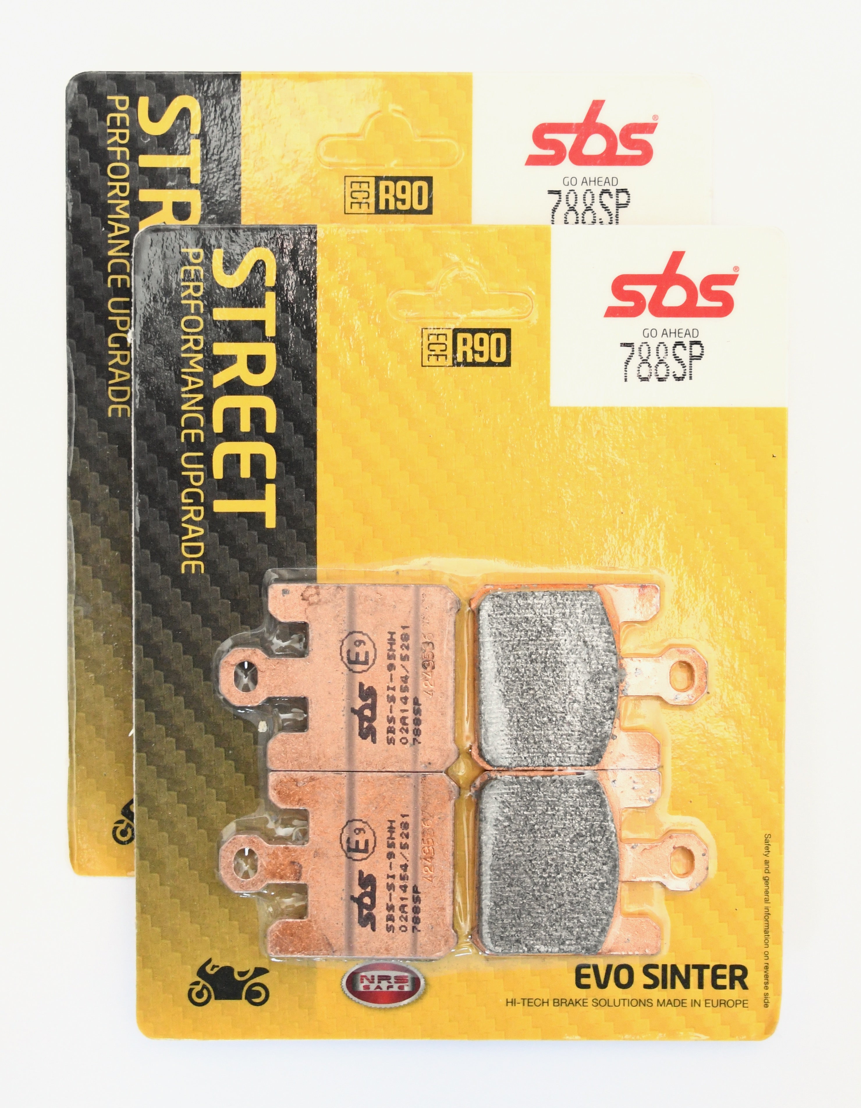 SBS 788SP EVO Sinter (Performance Upgrade) Brake Pads (Full Front Set)