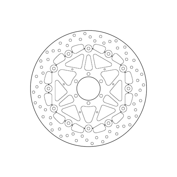 Brembo Serie Oro Floating Brake Disc - Front Single (78.B408.88)