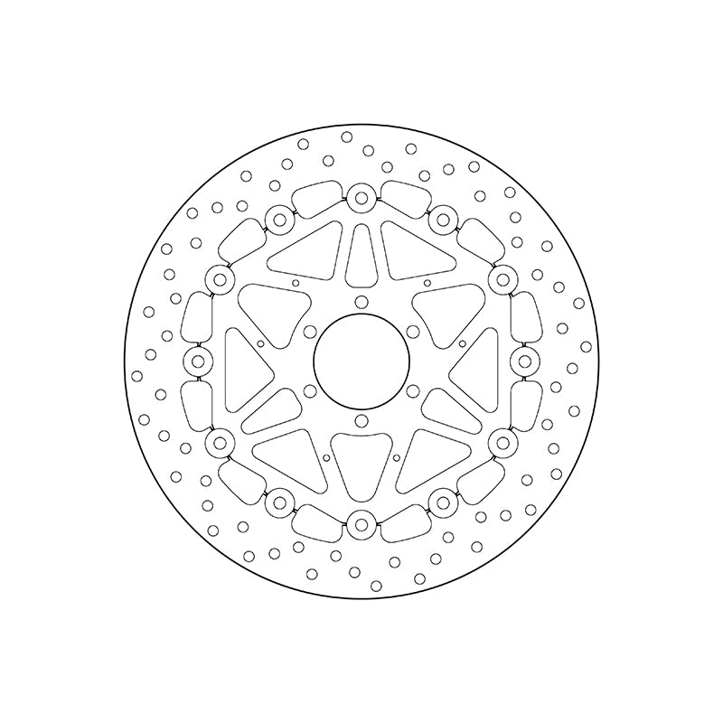 Brembo Serie Oro Floating Brake Disc - Front Single (78.B408.88)