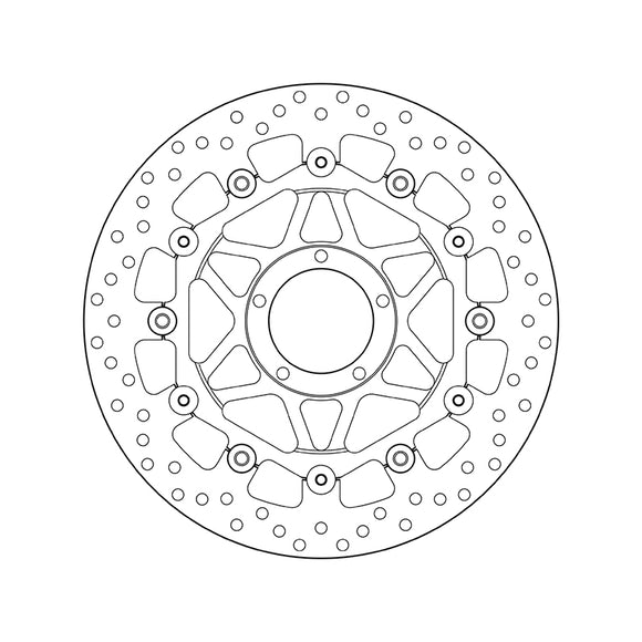 Brembo Serie Oro Floating Brake Discs - Front PAIR (78.B408.90)