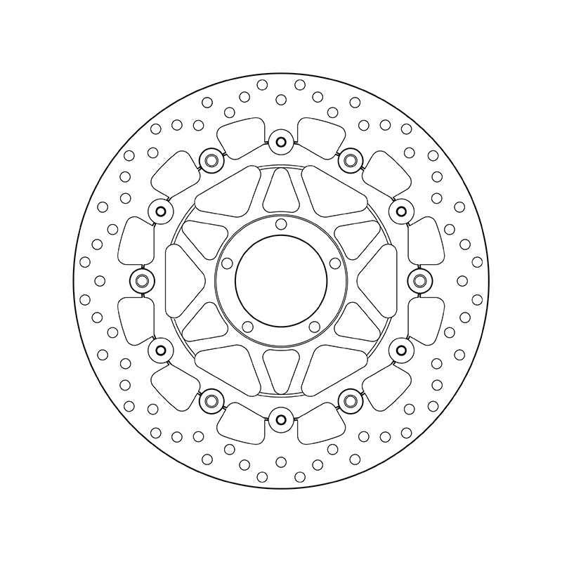 Brembo Serie Oro Floating Brake Discs - Front PAIR (78.B408.90)
