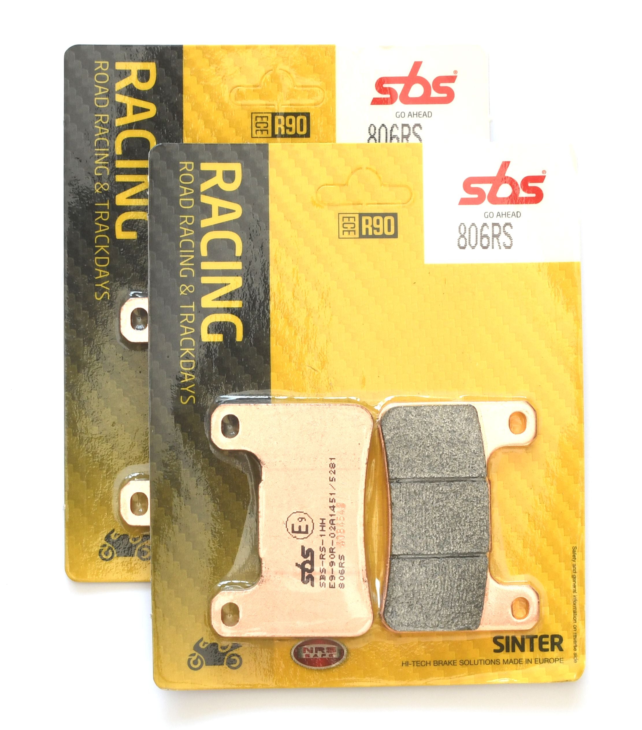 SBS 806RST Racing Sinter Brake Pads (Full Front Set)
