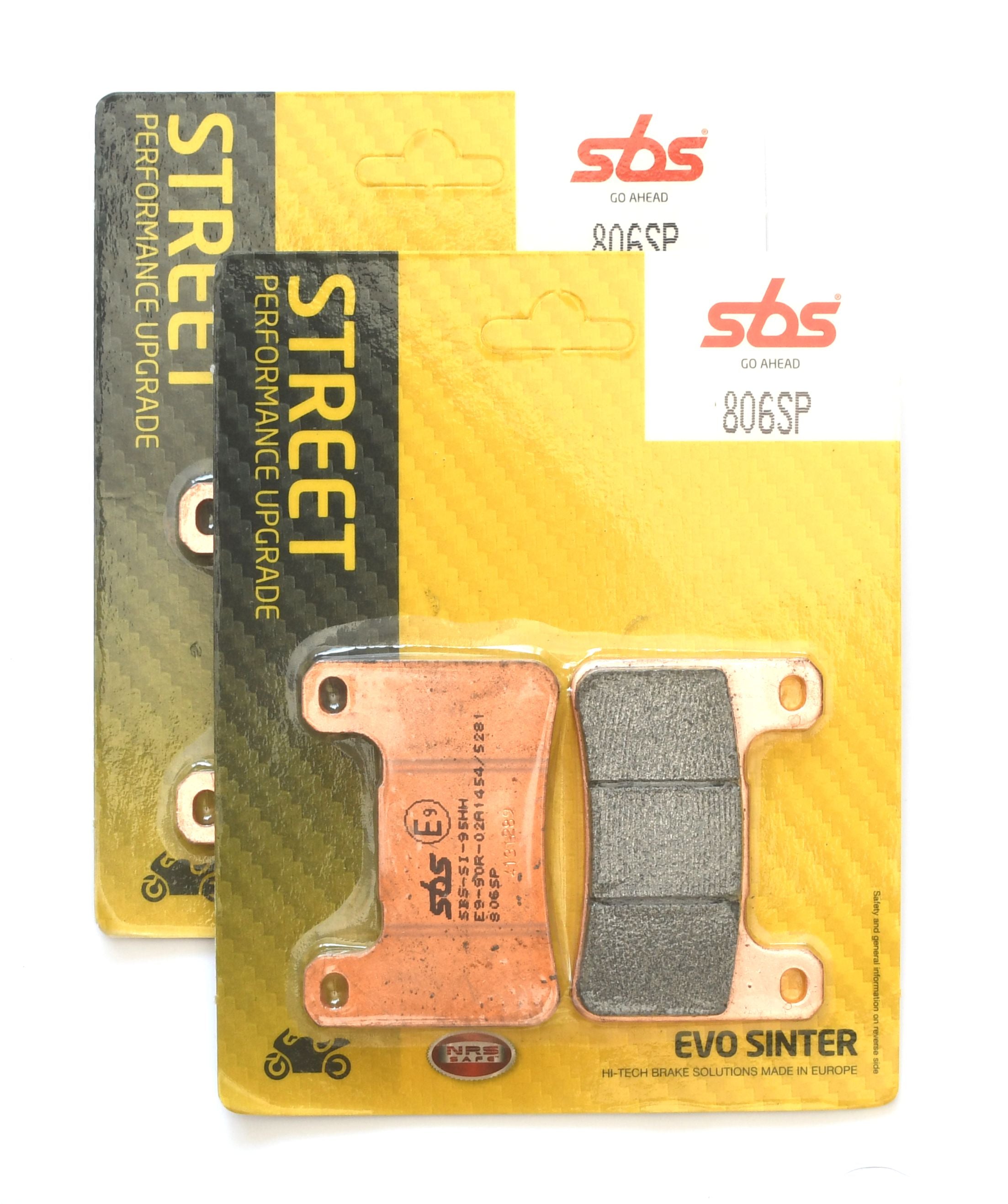 SBS 806SP Evo Sinter (Performance Upgrade) Brake Pads (Full Front Set)