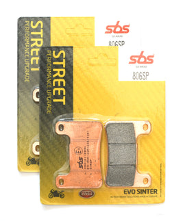 SBS 806SP Evo Sinter (Performance Upgrade) Brake Pads (Full Front Set)