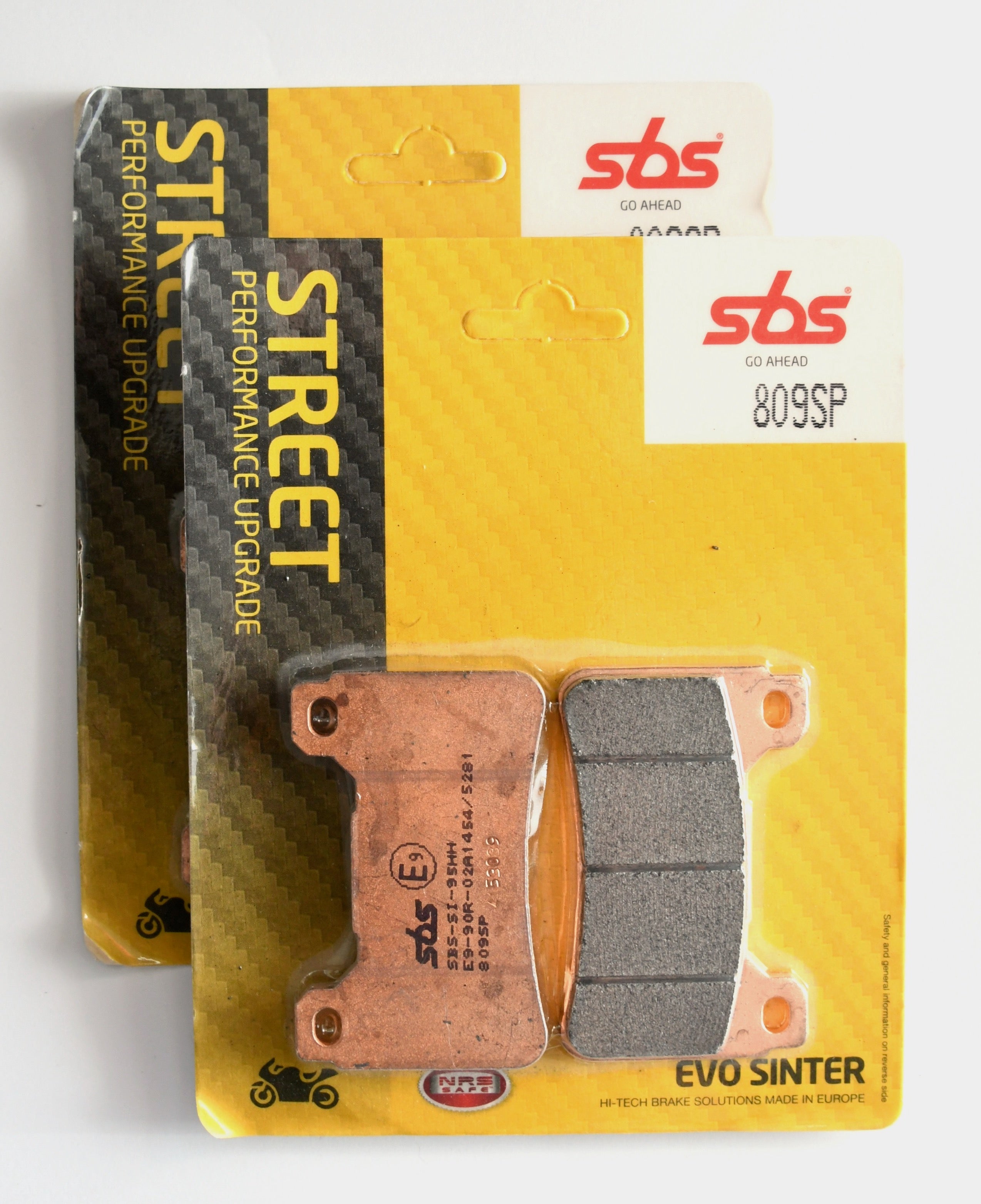 SBS 809SP Evo Sinter Performance Brake Pads (Full Front Set)