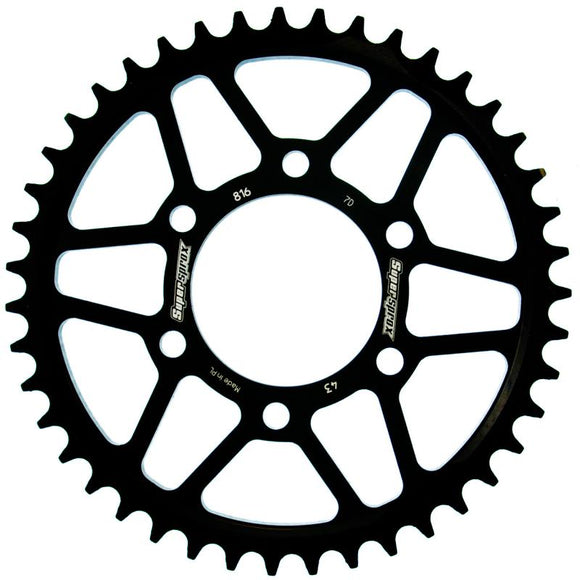 Supersprox Racing Steel Rear Sprocket RFE-816:42-BLK