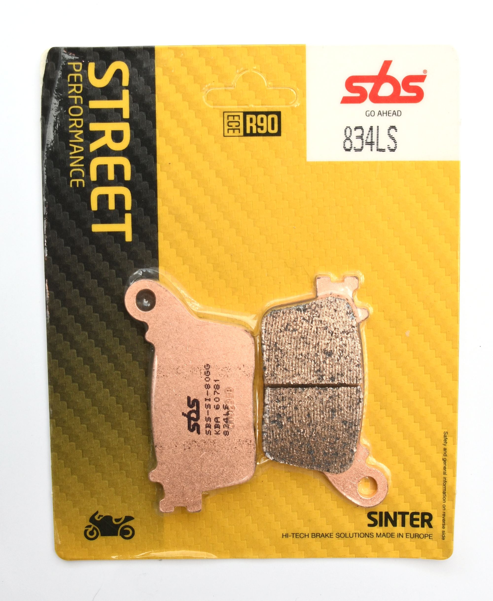 SBS 834LS Street Sinter Rear Brake Pads