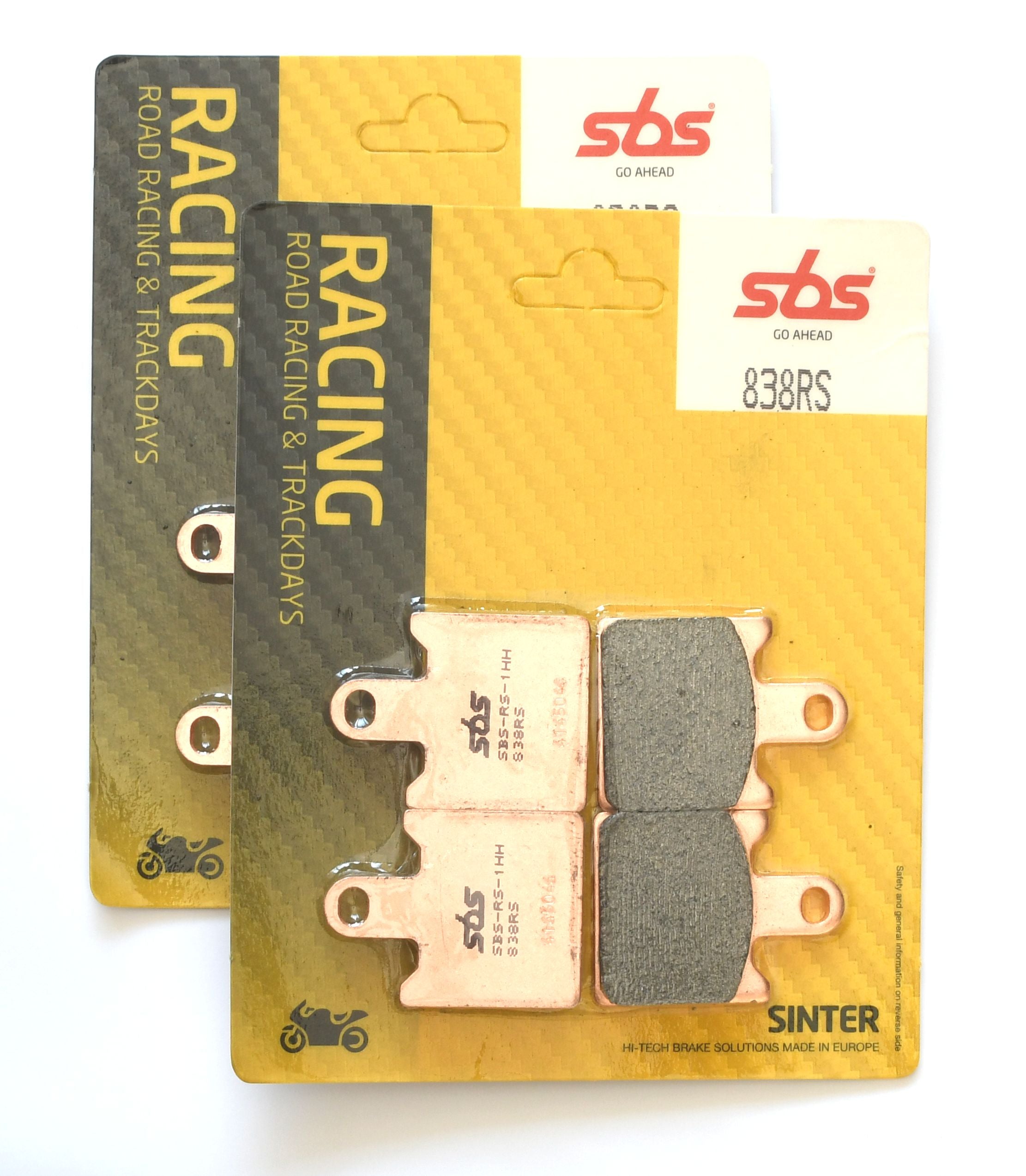 SBS 838RST Racing Sinter Brake Pads (Full Front Set)