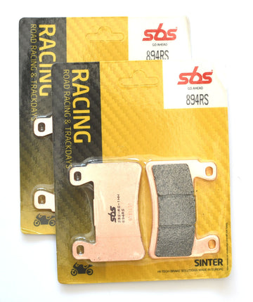 SBS 894RST Racing Sinter Brake Pads (Full Front Set - 2 Packs)