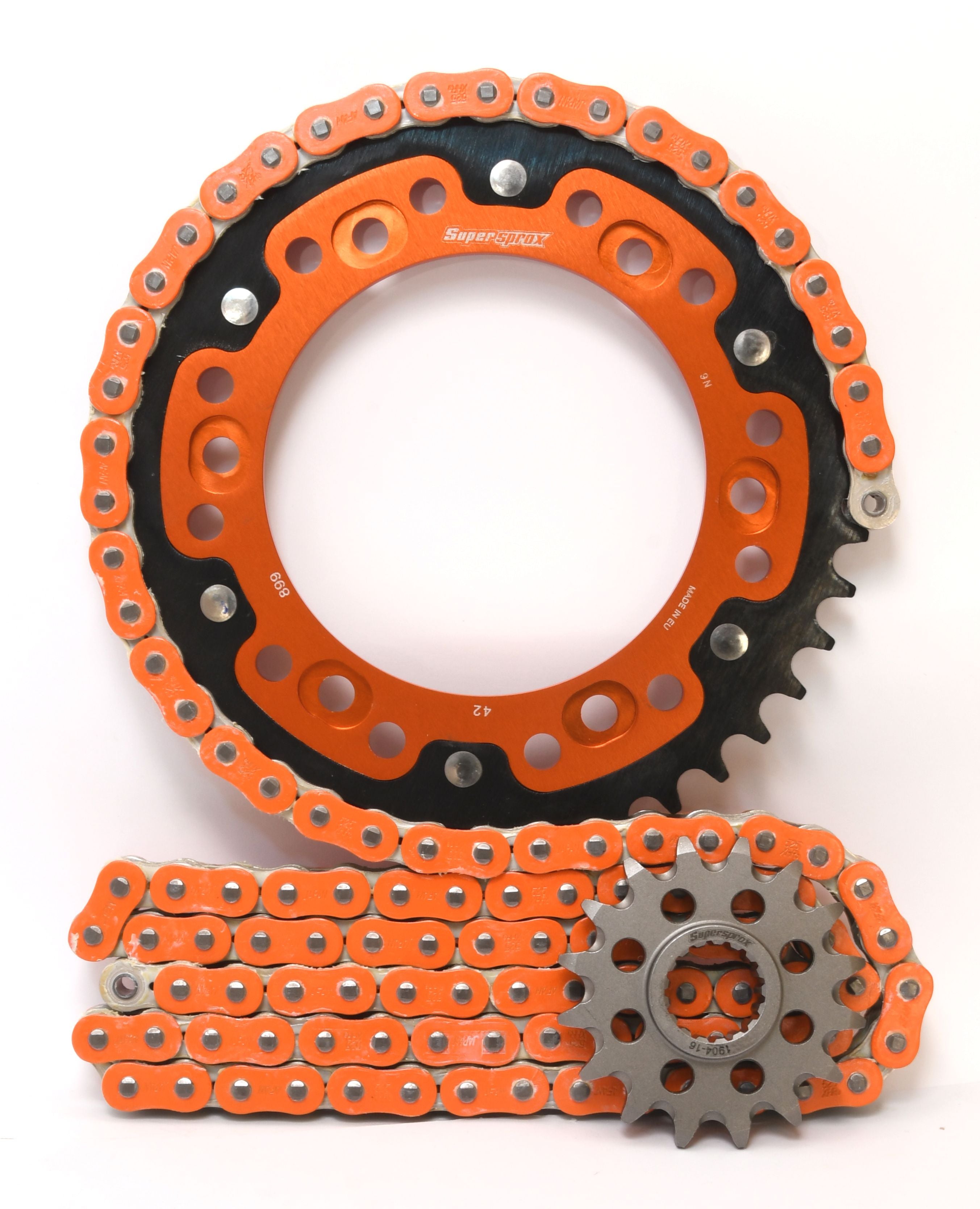 Supersprox Chain & Sprocket Kit for KTM 990 Adventure 2006-2012 (Inc S/R) - Standard Gearing