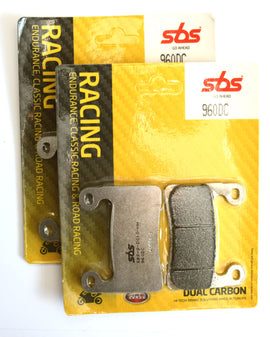SBS 960DC Dual Carbon Racing Brake Pads (Full Front Set)