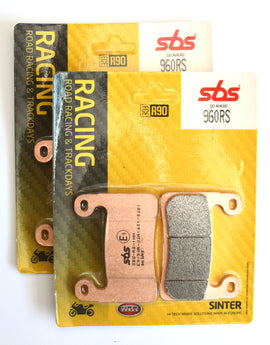 SBS 960RST Racing Sinter Brake Pads (Full Front Set)