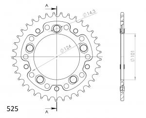 Buy gold Supersprox Rear Sprocket RST-991 - Choose Your Gearing