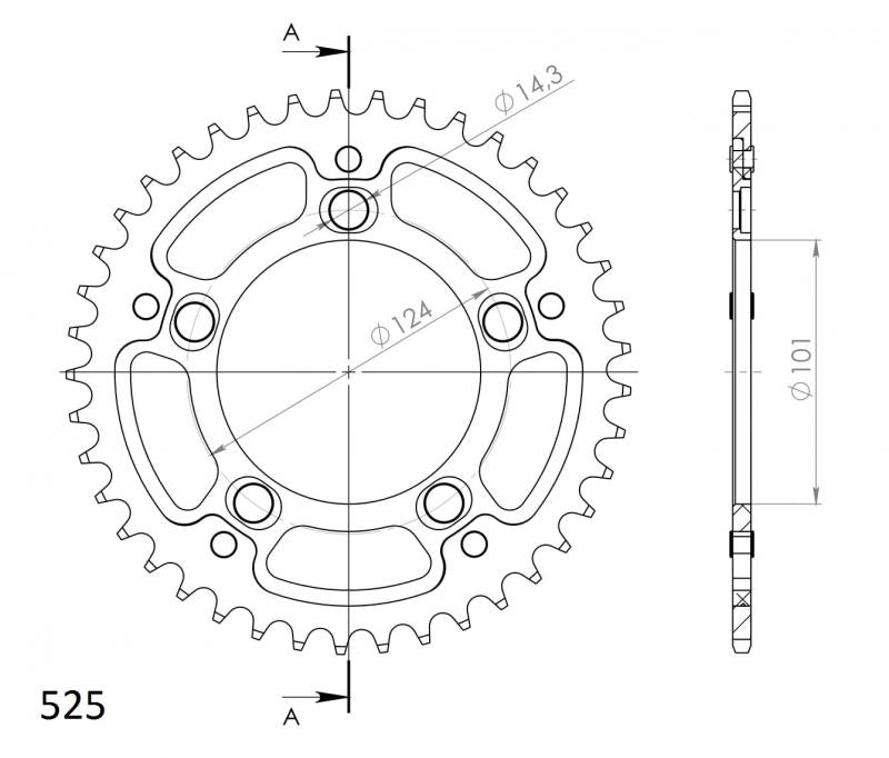 Supersprox Rear Sprocket RST-991 - Choose Your Gearing