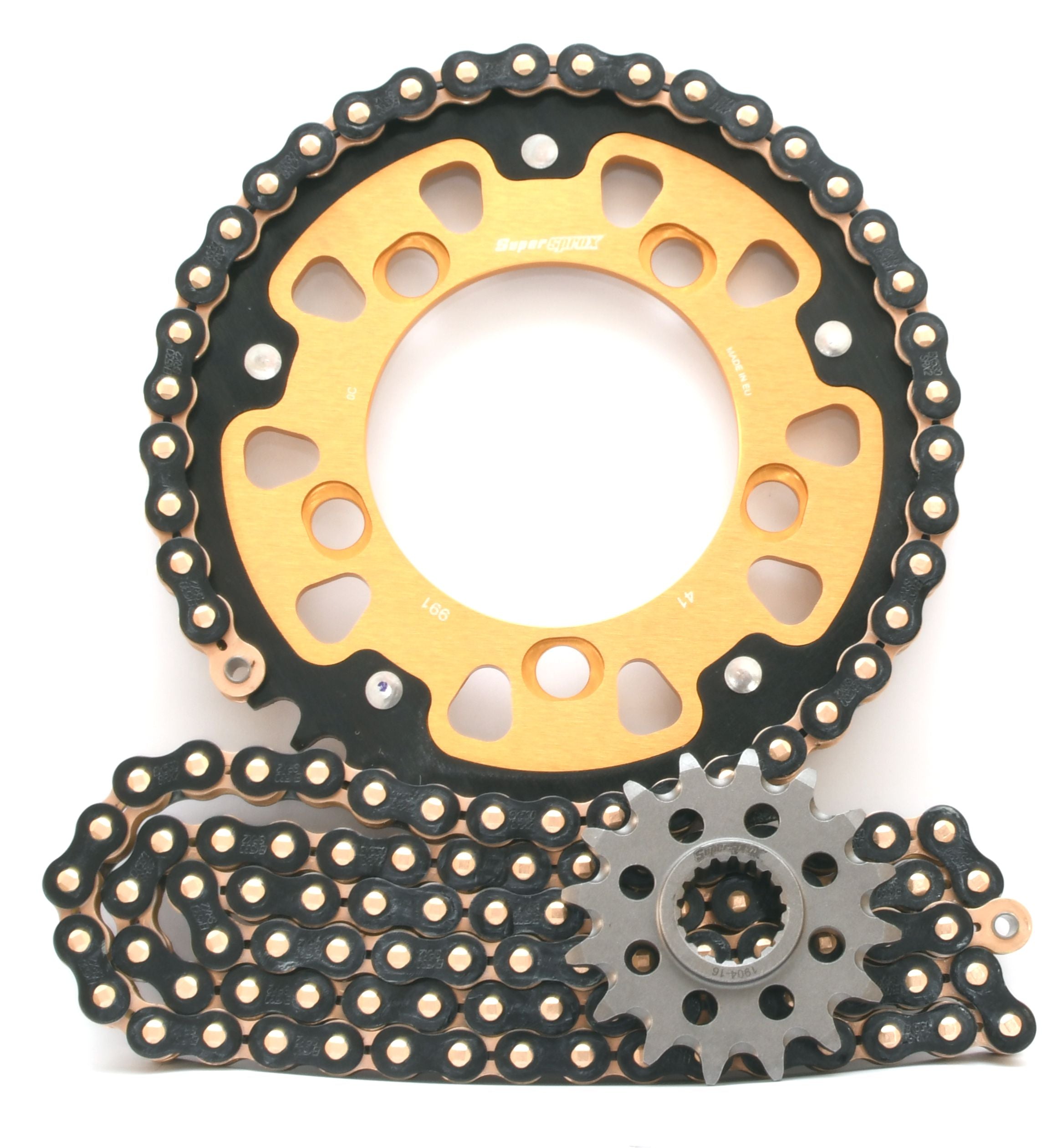 Supersprox Chain & Sprocket Kit for KTM 1190 RC8 2008-2011 Standard Gearing