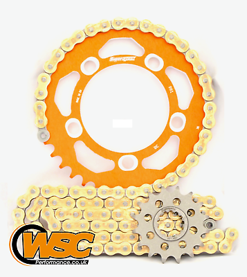 Supersprox Aluminium Sprocket Kit - DID ZVMX Super Street Chain