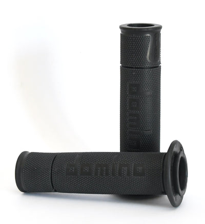 Buy black Domino A450 Road Racing grips - Medium Soft - Choice of Colour