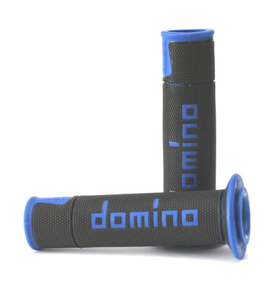 Buy black-blue Domino A450 Road Racing grips - Medium Soft - Choice of Colour