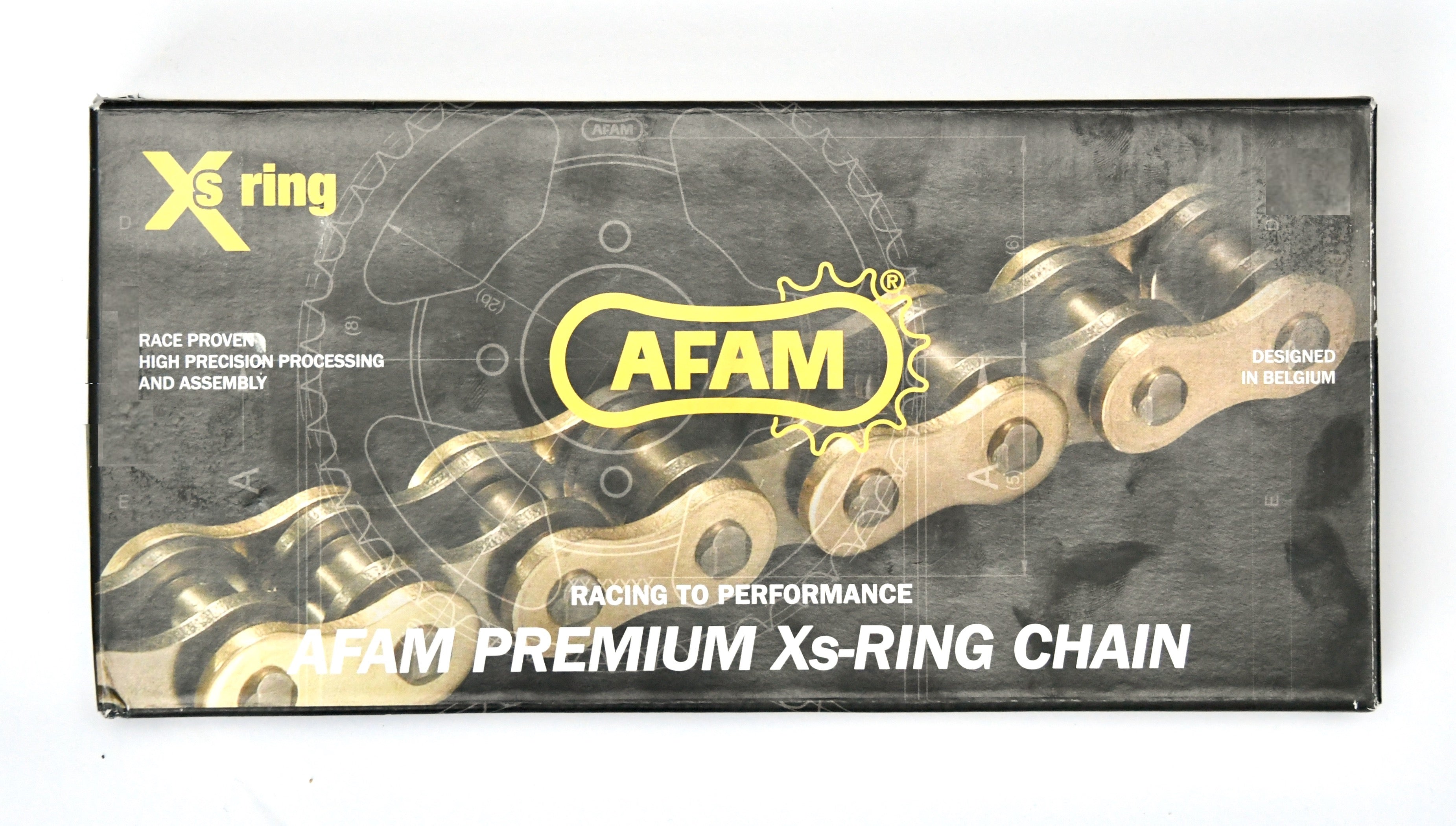 AFAM 520 XRR Xs-Ring Chain 116 Links  116 Links - Orange