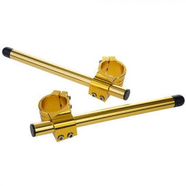 BikeTEK Clip on Bar Kit with 50mm Clamp - Gold