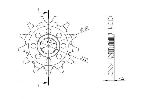 Supersprox Steel Front Sprocket CST-1323: Choose Your Gearing