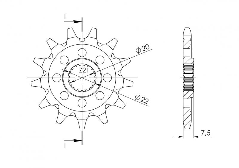 Supersprox Steel Front Sprocket CST-1323: Choose Your Gearing