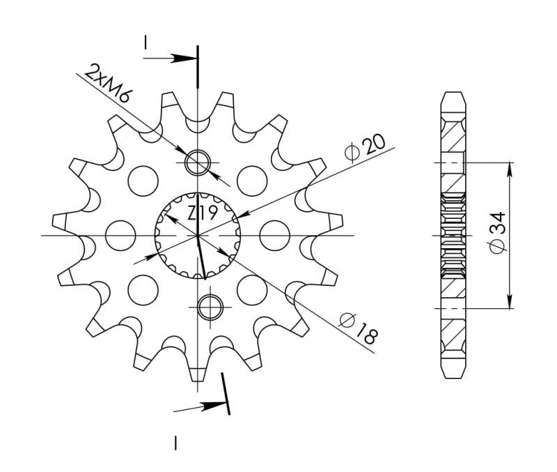 Supersprox Steel Front Sprocket CST-269.15 - 0