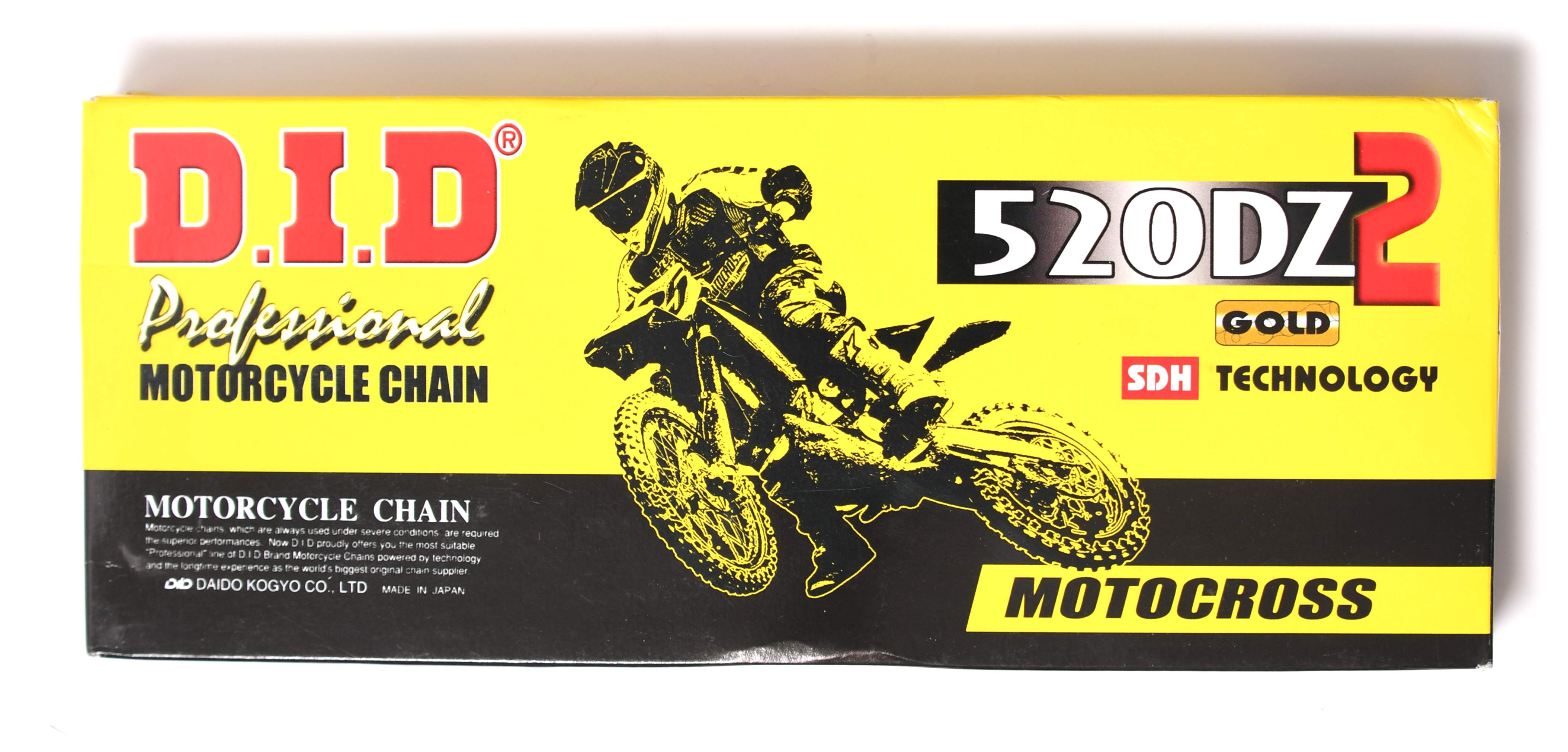 DID 520 DZ2 Off Road Chain 120 Links - Gold