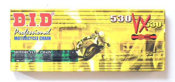 DID 530 VX Pro Street Heavy Duty Chain 112 Links - Gold Grade A
