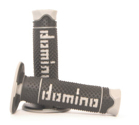 Domino A260 Dual Compound Off-Road Grips - Black and Grey