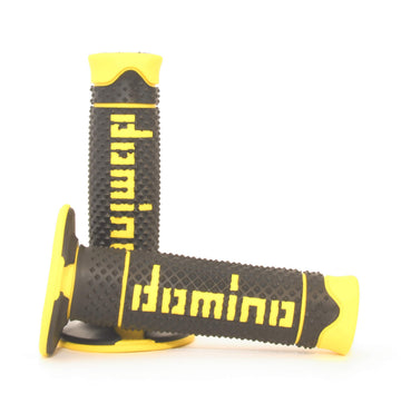 Domino A260 Dual Compound Off-Road Grips - Black and Fluro