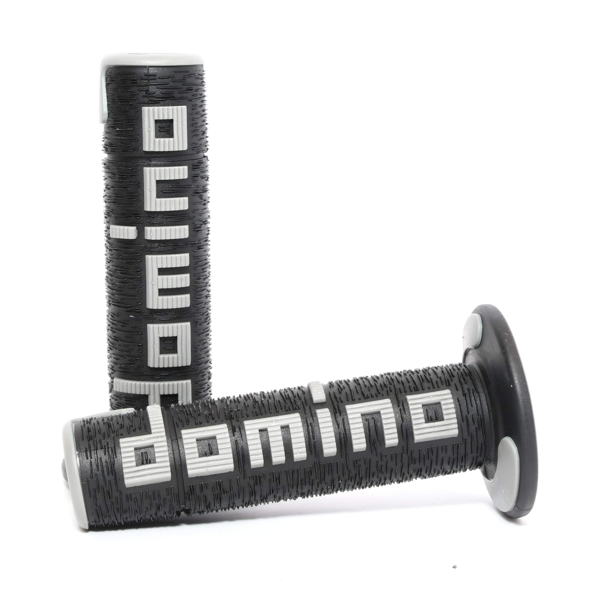 Buy black-grey Domino A360 Dual Compound Off-Road Grips - Choice of Colour