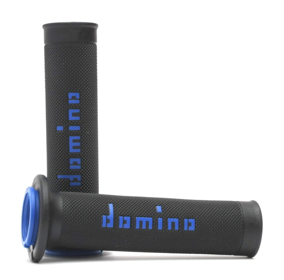 Domino Black KRR 03 Quick Action Throttle With A010 Grips and Domino Universal Cable Kit 5432.96