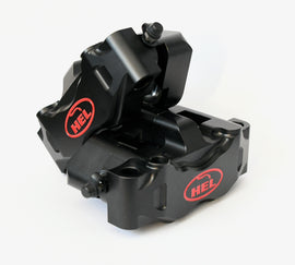 Buy black HEL Solid Billet 4 Piston Radial Front Calipers
