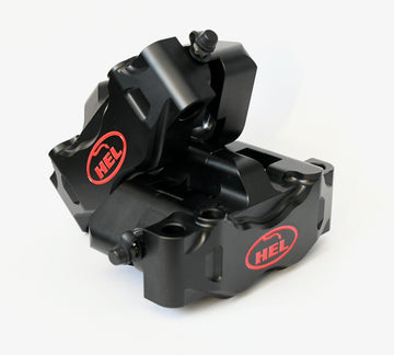 Buy black HEL Solid Billet 4 Piston Radial Front Calipers