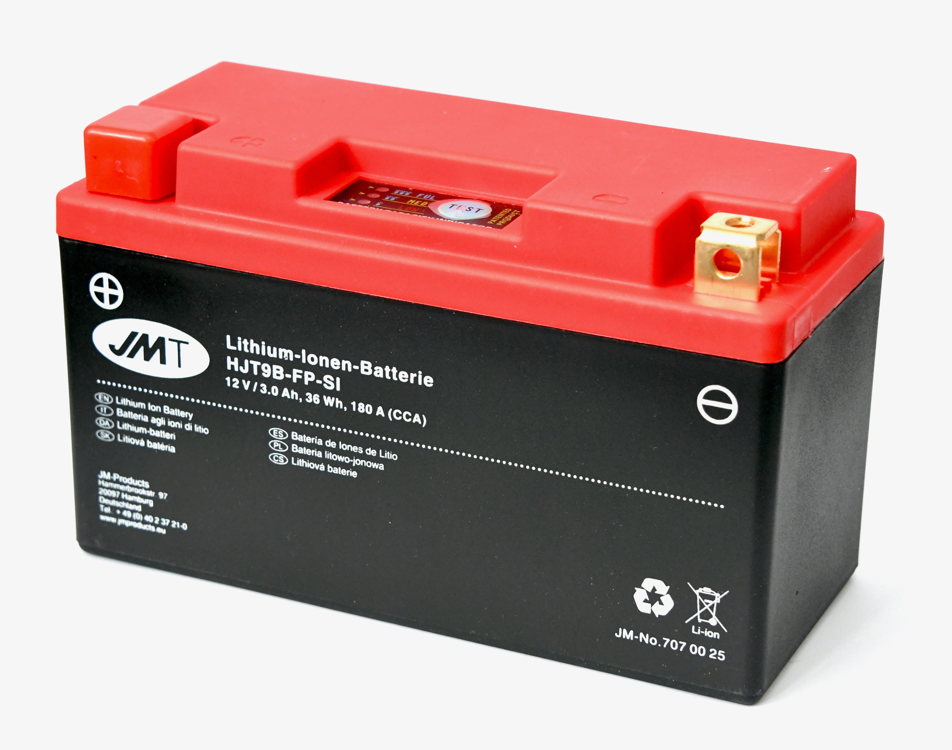 JMT Lithium Ion Battery HJT9B-FP-SI