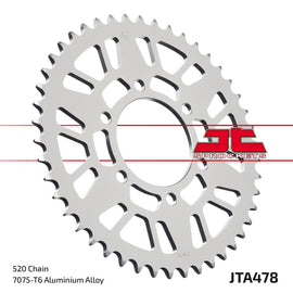 Buy silver JT Racelite 40T Aluminium Racing Sprocket JTA478.40 - 520 Conversion