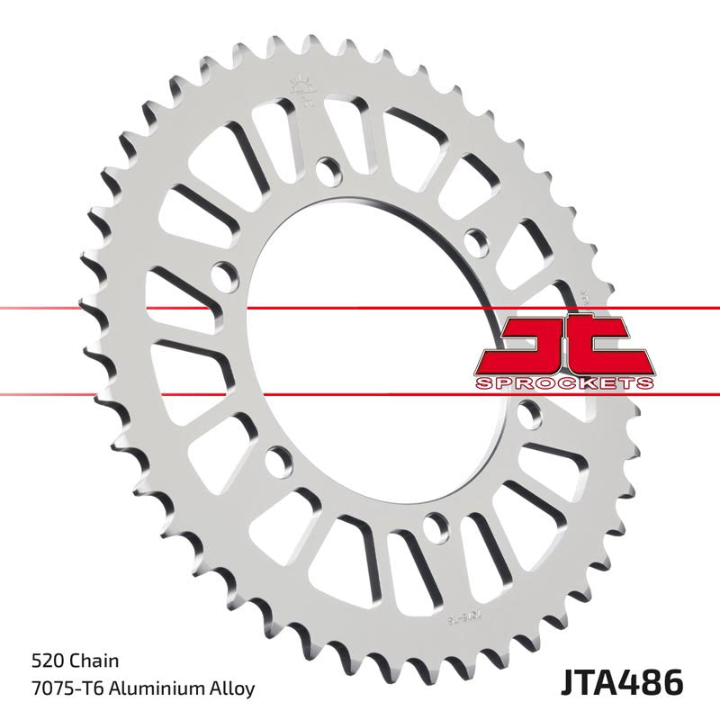 JT Racelite Aluminium Racing Sprocket JTA486.45 - 520 Conversion - Standard Gearing