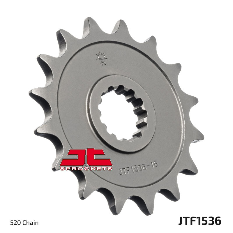 JT Front Steel Sprocket JTF1536.16 Rubber Bushed