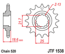JT Front Steel Sprocket JTF1538.15-2