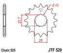 JT Steel Front Sprocket JTF520.16-2