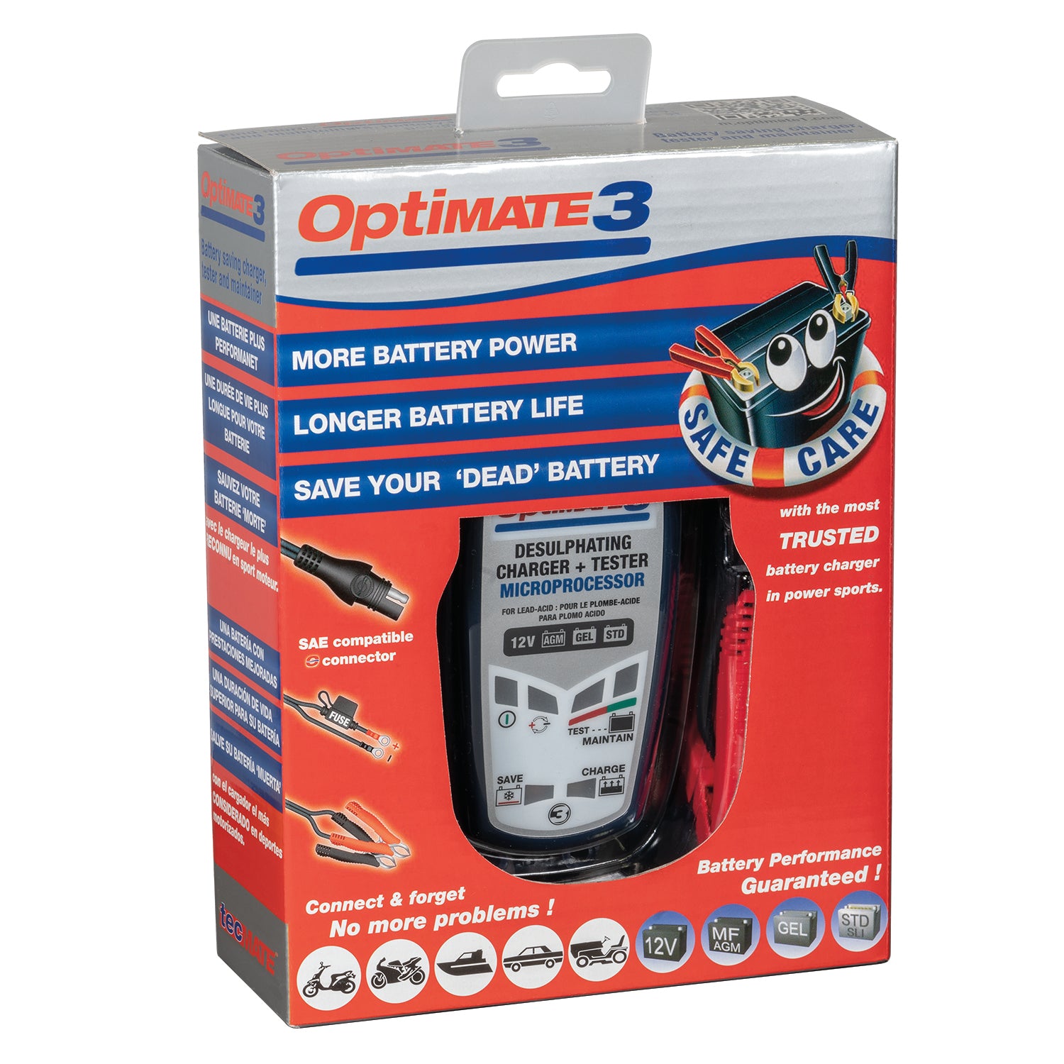 Optimate 3 12V Battery Charger and Optimiser